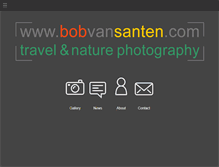 Tablet Screenshot of bobvansanten.com